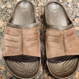 Crocs Men Yukon Mesa slip on slide brown size 12